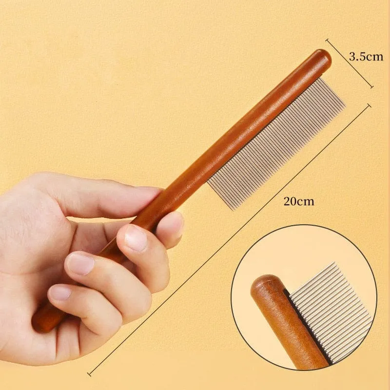 Wooden Cat Comb