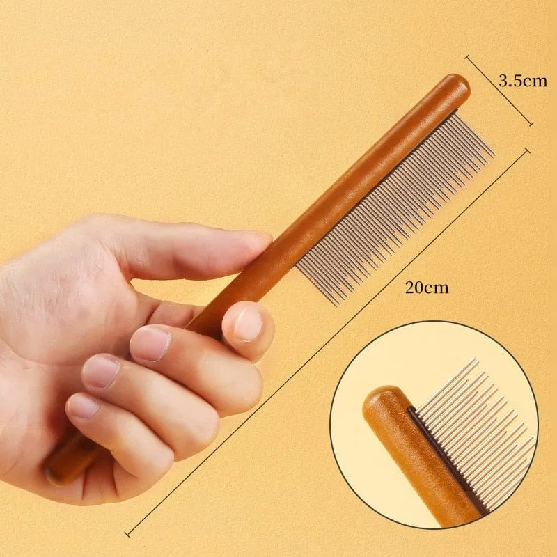 Wooden Cat Comb