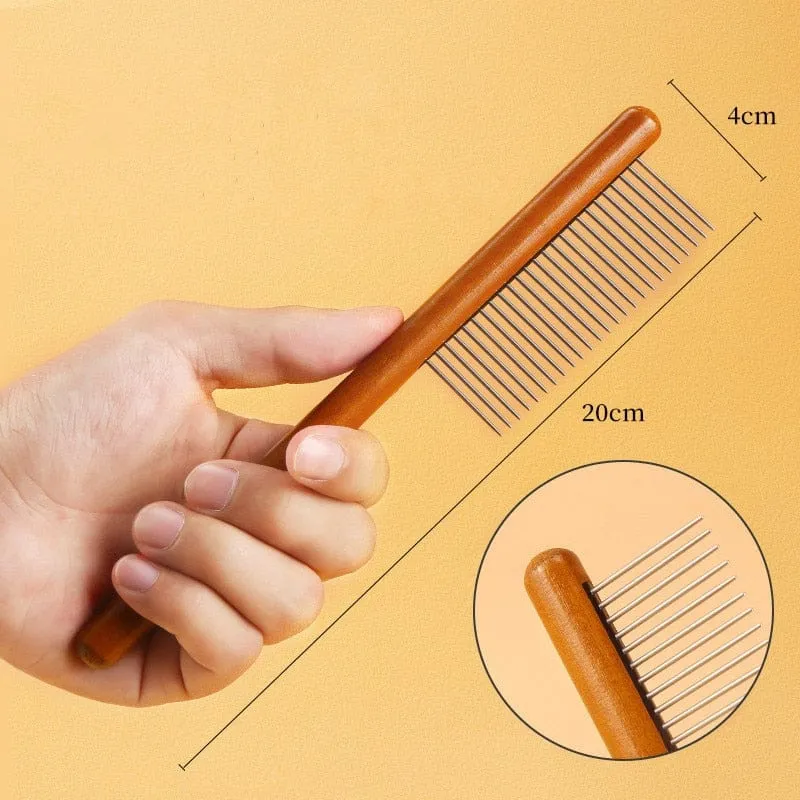 Wooden Cat Comb