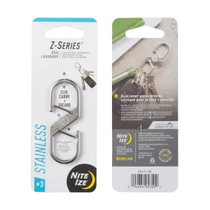Z-Series™ #3 Dual Carabiner - Stainless Steel
