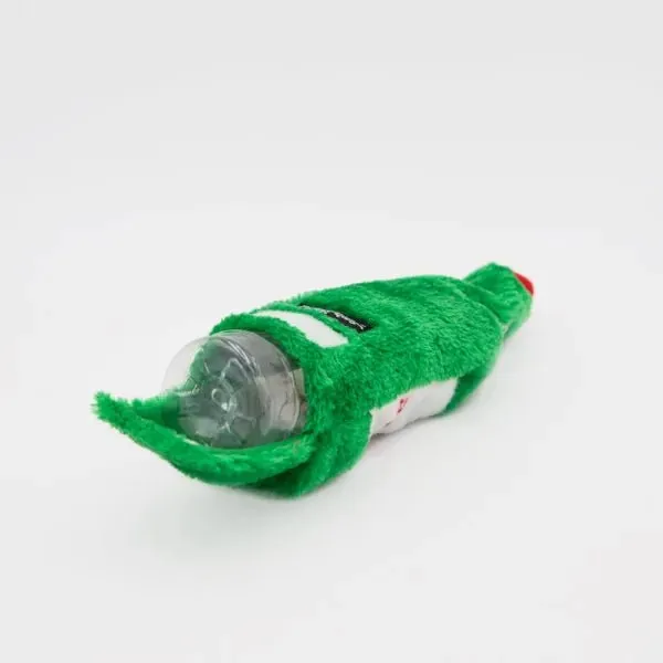ZippyPaws Happy Hour Crusherz Christmas Holiday Dog Toy (Reindeer Beer)